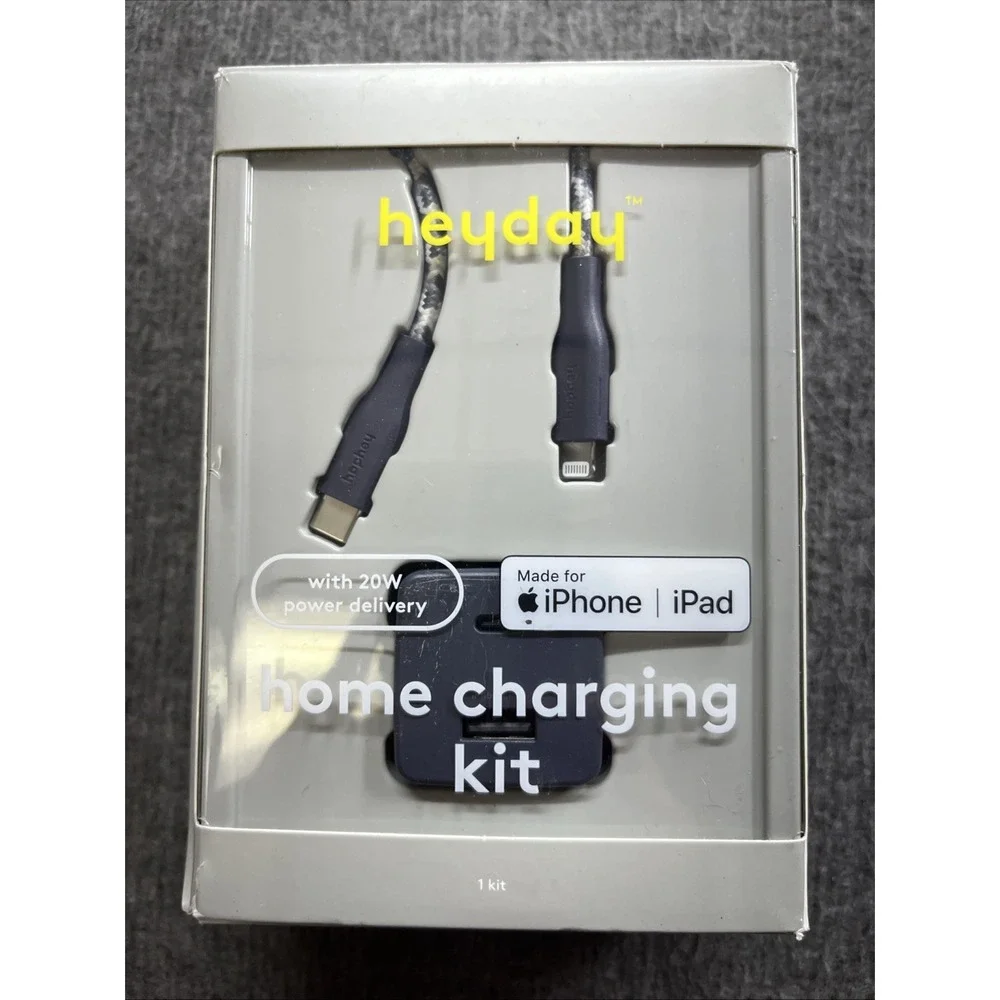 Heyday‎ Home Charging Kit, Lighting to USB-C, 20W (C9486LPWCBL)